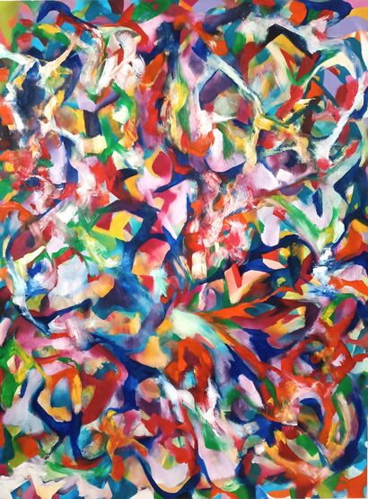 THE FALL OF ANGELS - a Paint Artowrk by Duong Minh-Quan 
